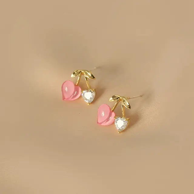 Pink Tulip Flower Earrings 2025 Trend