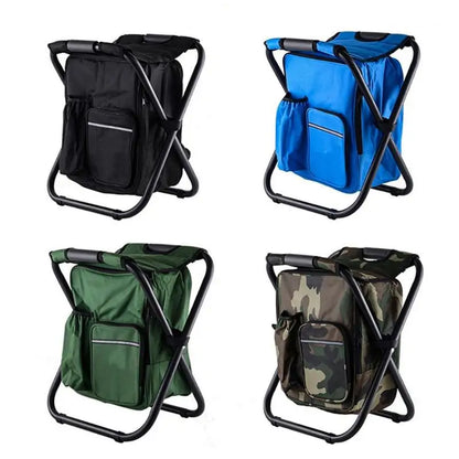 Portable Waterproof Fishing Camping Chair Backpack Combo