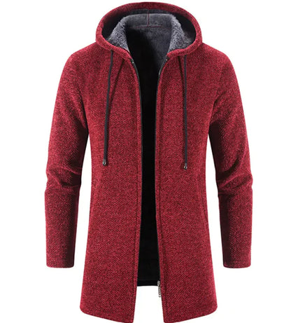 Men's All-Season Fleece-Lined Trend Cardigan – Versatile and Stylish