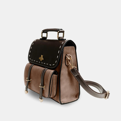 Bumblebee Leather Backpack Travel Luxury