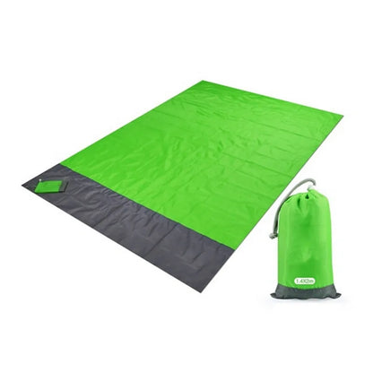 Waterproof Pocket Beach Blanket: Portable 2x2.1m Camping Mat