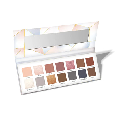 LAURA GELLER NEW YORK Seasonless Staples Quartz Crystals 14 Pressed Multi-Finish Shimmer and Matte Eyeshadow Palette