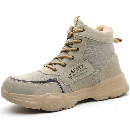 Men's Boots Steel Toe Puncture-Proof Sole