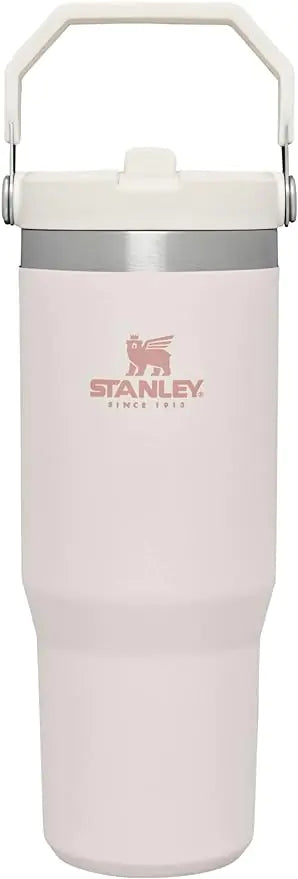 STANLEY Ice Flow Stainless Steel Tumbler with Straw, Vacuum Insulated Water Bottle for Home, Office or Car, Reusable Cup with Straw Leak Resistant Flip