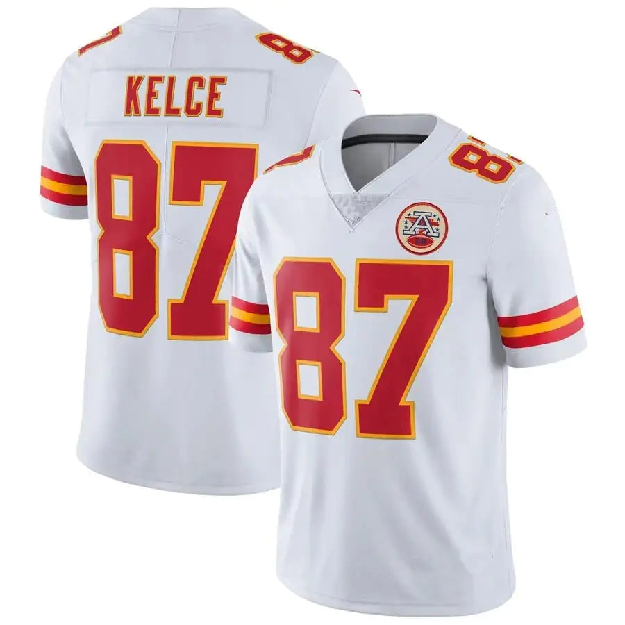 Kansas City Chiefs Travis Kelce White Jersey