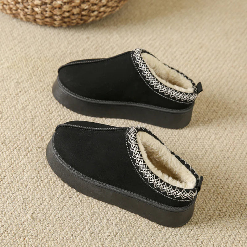 Plush Fleece Ankle Slippers