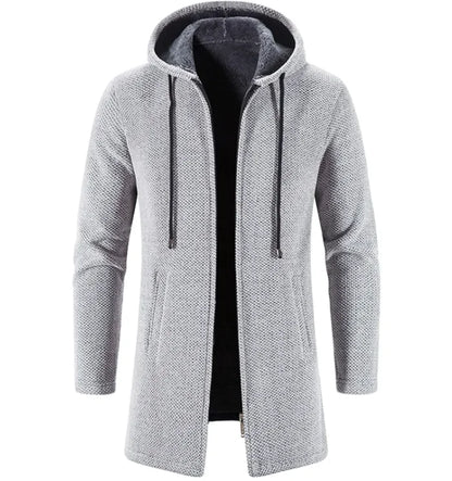 Men's All-Season Fleece-Lined Trend Cardigan – Versatile and Stylish