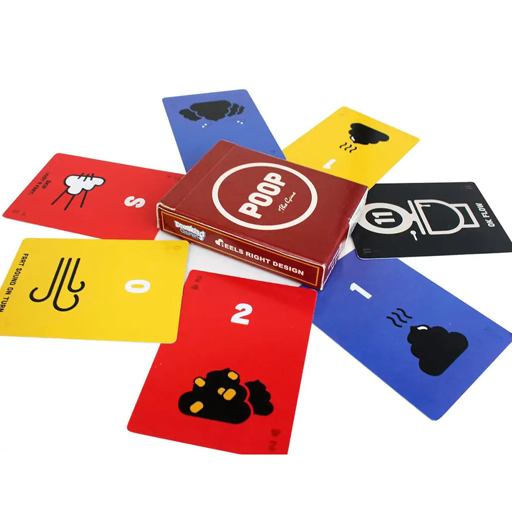 New Poop Card Games Toys Novelty Fun Family Game Night