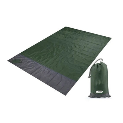 Waterproof Pocket Beach Blanket: Portable 2x2.1m Camping Mat