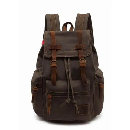 Vintage Canvas Backpack Back to School