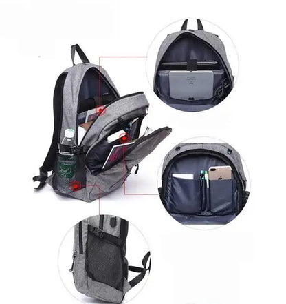 Back to School Sports Laptop Backpack