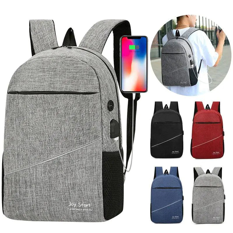 USB Charging Backpack Back to School Teenagers