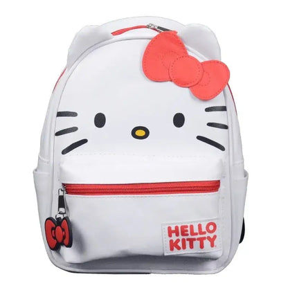 Red White Bow Backpack Bag Hello Kitty Back to School