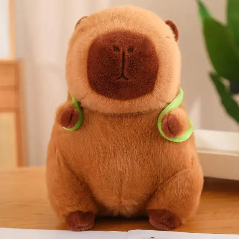 Fluffy Capybara Plush Toy Xmas Cuddler