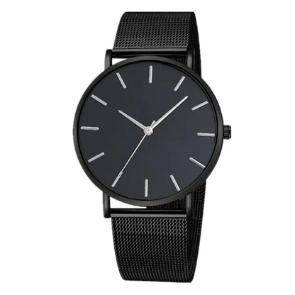 Ultra-Thin Magnetic Mesh Sport Watch