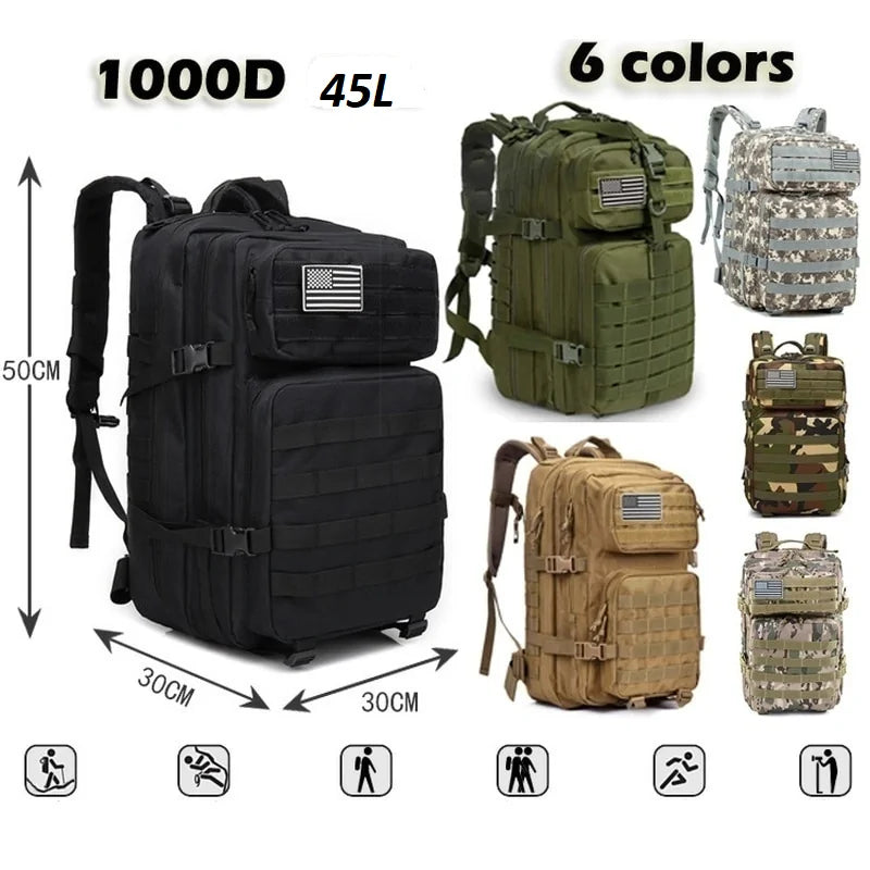 Back to School Waterproof Tactical Backpack