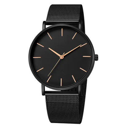 Ultra-Thin Magnetic Mesh Sport Watch