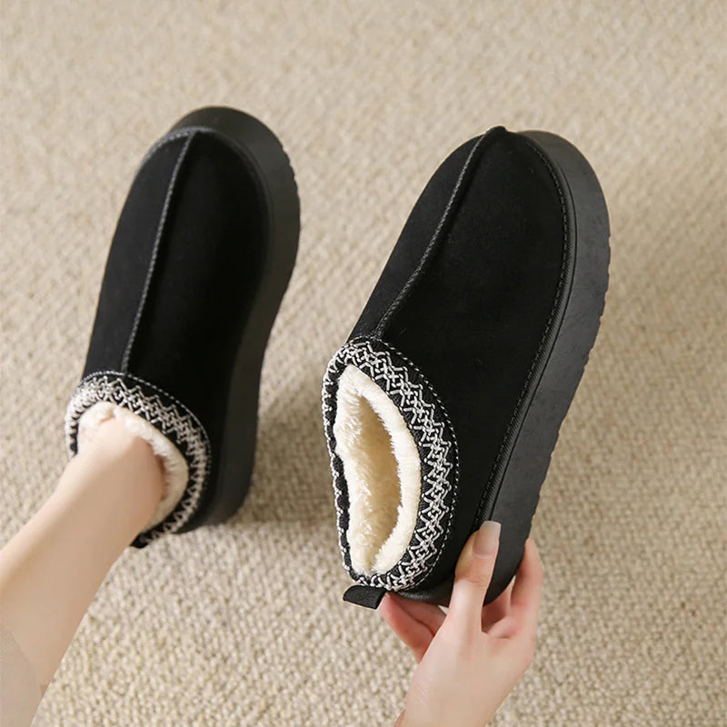 Plush Fleece Ankle Slippers