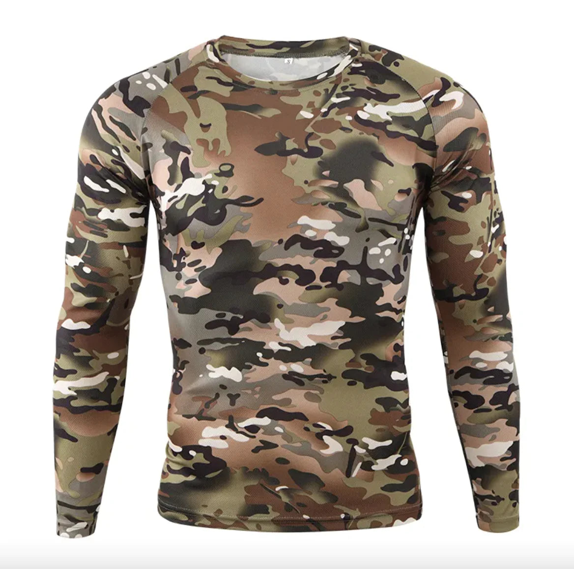 Camouflage Long-Sleeved Cycling Jersey Shirt - Outdoor Sports Gear