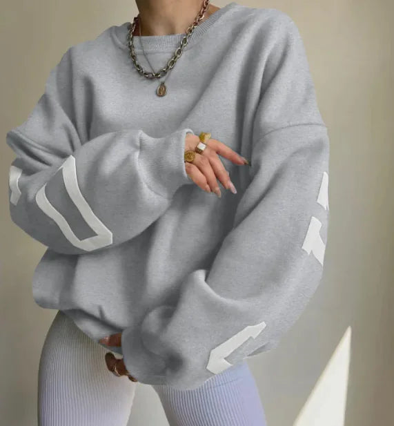 Urban Trend Thickened Top Sweatshirt