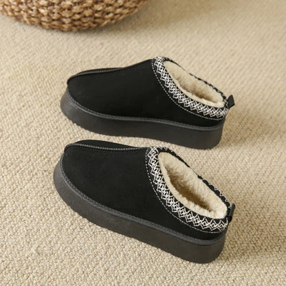 Plush Fleece Ankle Slippers