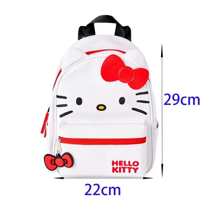 Red White Bow Backpack Bag Hello Kitty Back to School