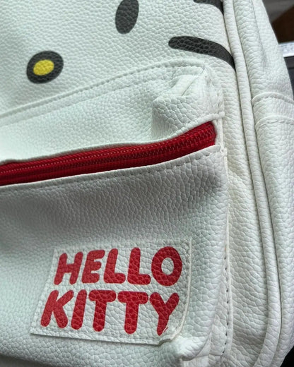 Red White Bow Backpack Bag Hello Kitty Back to School