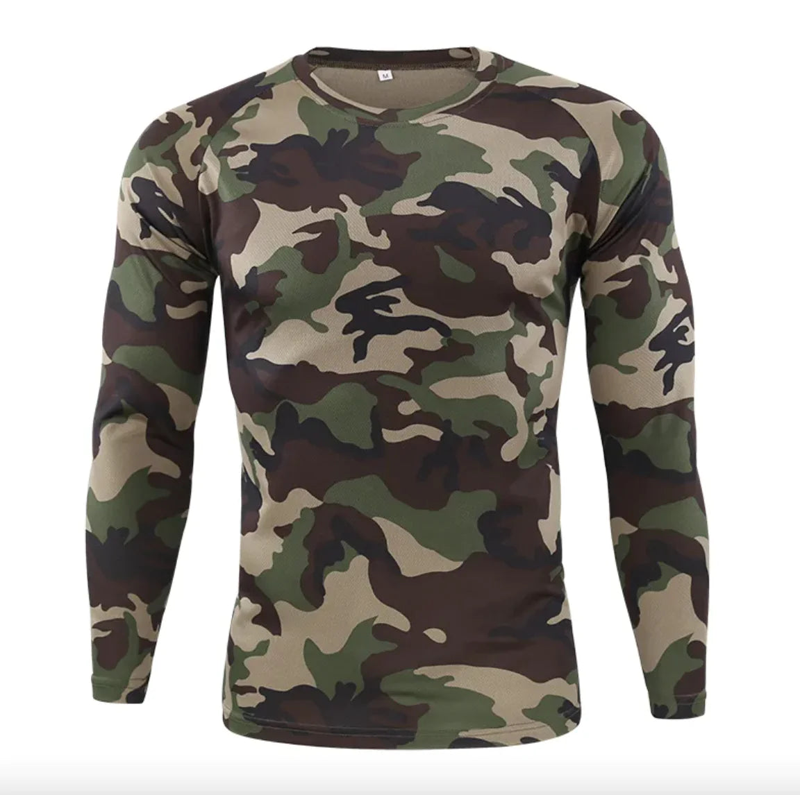 Camouflage Long-Sleeved Cycling Jersey Shirt - Outdoor Sports Gear