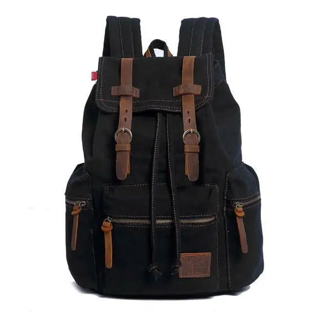 Vintage Canvas Backpack Back to School