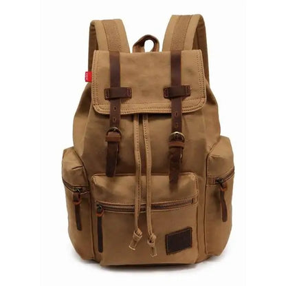 Vintage Canvas Backpack Back to School