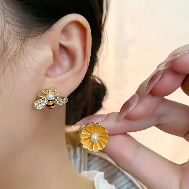 Pink Tulip Flower Earrings 2025 Trend