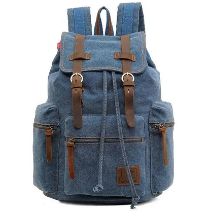 Vintage Canvas Backpack Back to School