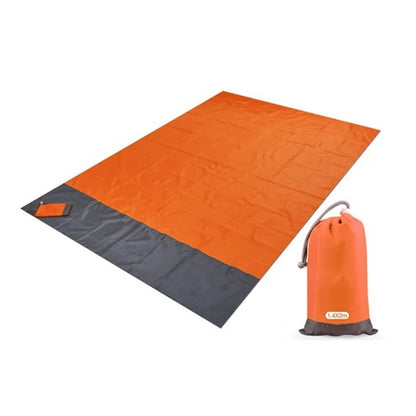 Waterproof Pocket Beach Blanket: Portable 2x2.1m Camping Mat