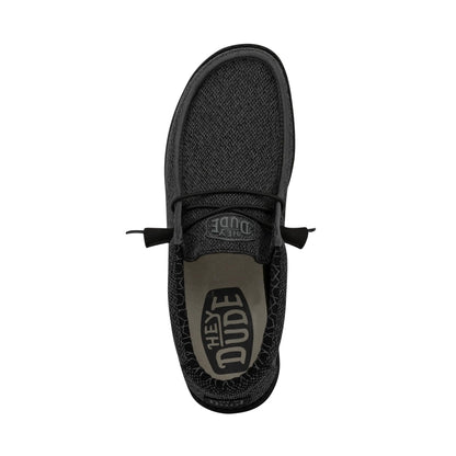 Hey Dude Wally Stretch 13 Micro Total Black