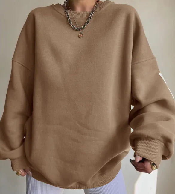 Urban Trend Thickened Top Sweatshirt